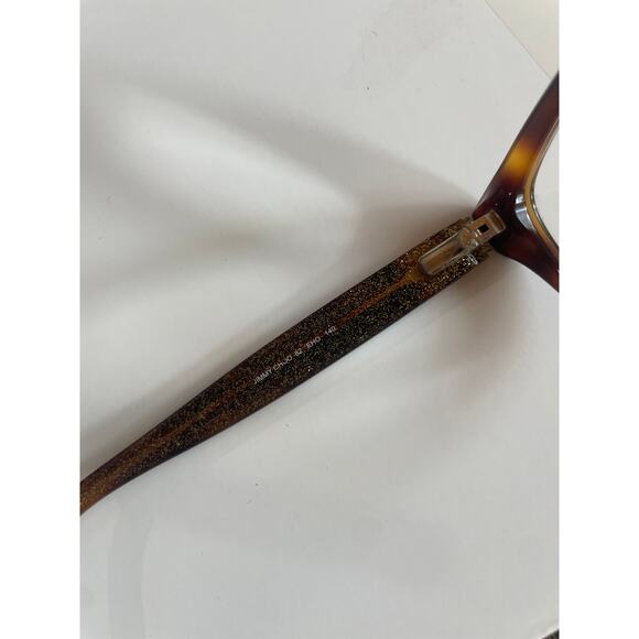 JIMMY CHOO Eho Tortoise Shell Glasses Frames Only Women's Made in Italy - Picture 6 of 6